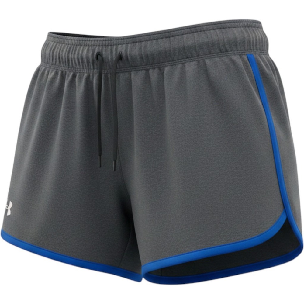Under Armour Running Shorts Womens Small Gray Excellent Dolphin Hem Athletic